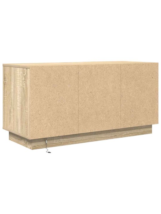 Tv-taso led-valoilla sonoma-tammi 100x41x50 cm