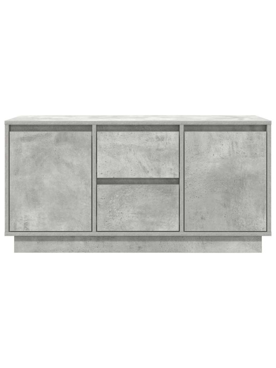 Tv-taso led-valoilla betoninharmaa 100x41x50 cm