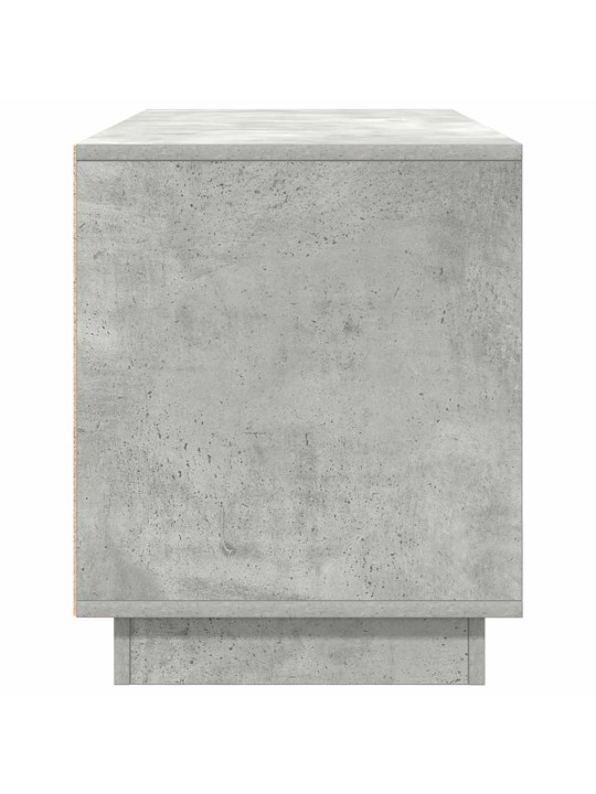 Tv-taso led-valoilla betoninharmaa 100x41x50 cm