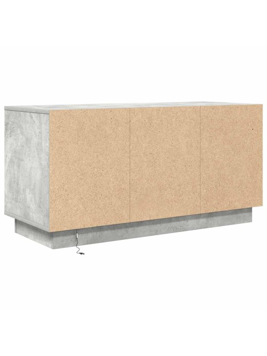 Tv-taso led-valoilla betoninharmaa 100x41x50 cm