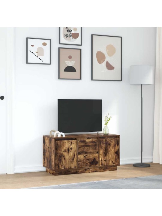Tv-taso led-valoilla savutammi 100x41x50 cm