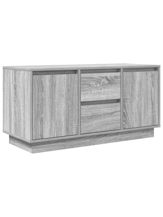 Tv-taso led-valoilla harmaa sonoma 100x41x50 cm