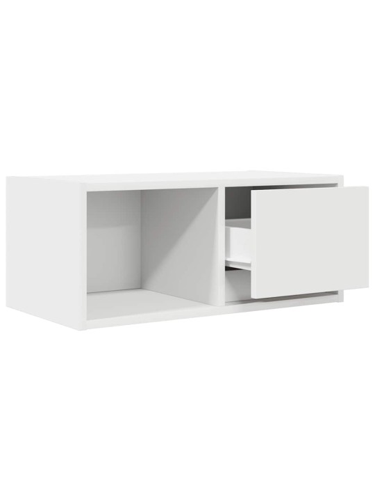 Tv-seinäkaapit 2 kpl valkoinen 60x31x25,5 cm tekninen puu