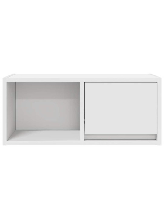 Tv-seinäkaapit 2 kpl valkoinen 60x31x25,5 cm tekninen puu