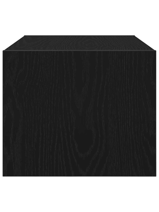 Tv-taso musta tammi 60x31x25,5 cm tekninen puu