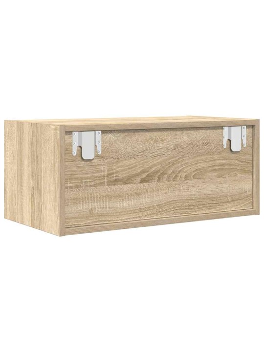 Tv-taso sonoma-tammi 60x31x25,5 cm tekninen puu