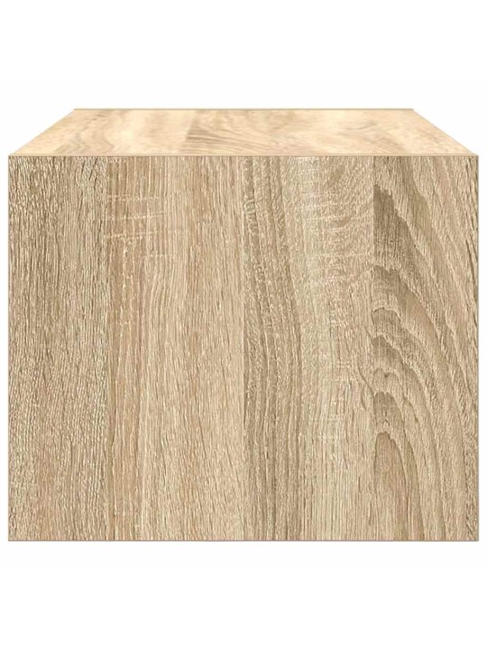 Tv-seinäkaapit 2 kpl sonoma-tammi 60x31x25,5 cm tekninen puu