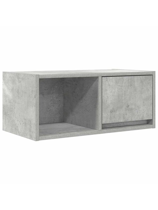 Tv-taso betoninharmaa 60x31x25,5 cm tekninen puu