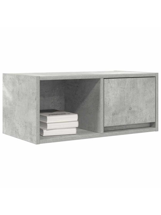 Tv-taso betoninharmaa 60x31x25,5 cm tekninen puu