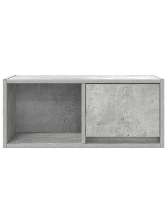 Tv-taso betoninharmaa 60x31x25,5 cm tekninen puu