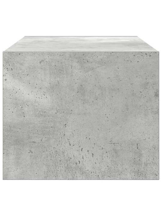 Tv-taso betoninharmaa 60x31x25,5 cm tekninen puu