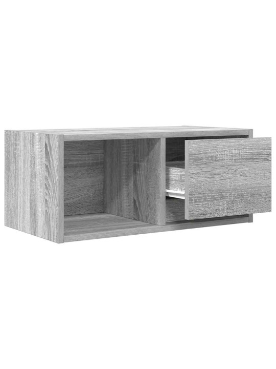 Tv-taso harmaa sonoma 60x31x25,5 cm tekninen puu