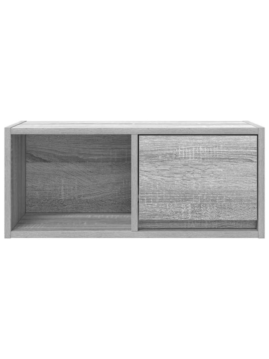 Tv-taso harmaa sonoma 60x31x25,5 cm tekninen puu