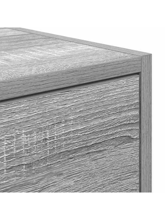 Tv-taso harmaa sonoma 60x31x25,5 cm tekninen puu
