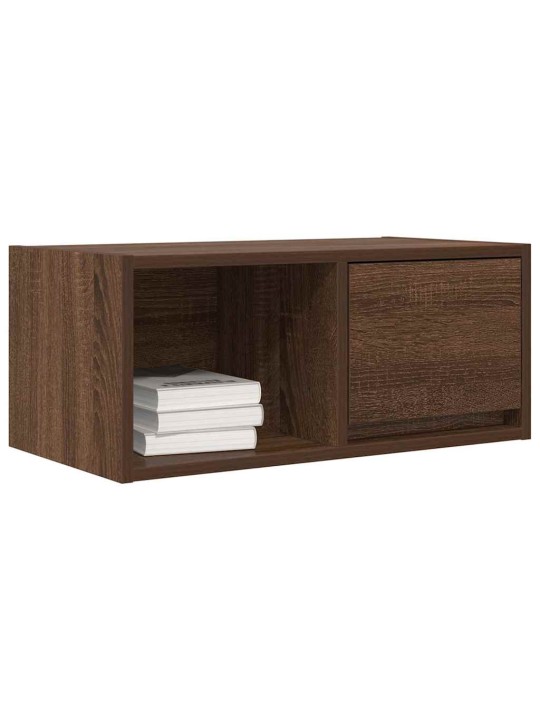 Tv-taso ruskea tammi 60x31x25,5 cm tekninen puu