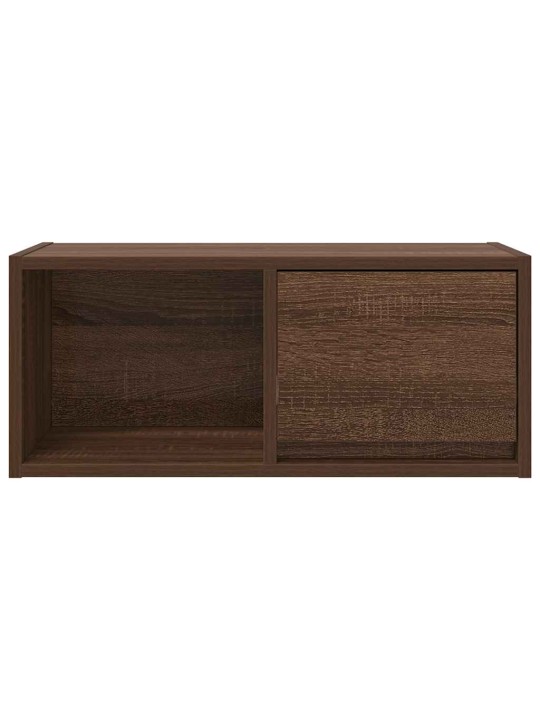 Tv-taso ruskea tammi 60x31x25,5 cm tekninen puu