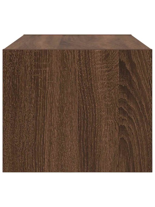 Tv-taso ruskea tammi 60x31x25,5 cm tekninen puu