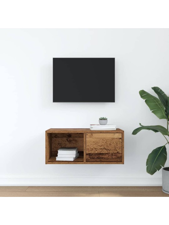 Tv-taso vanha puu 60x31x25,5 cm suunniteltu puu