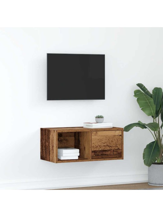 Tv-taso vanha puu 60x31x25,5 cm suunniteltu puu