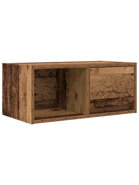 Tv kaapit 2 kpl vanha puu 60x31x25,5 cm suunniteltu puu