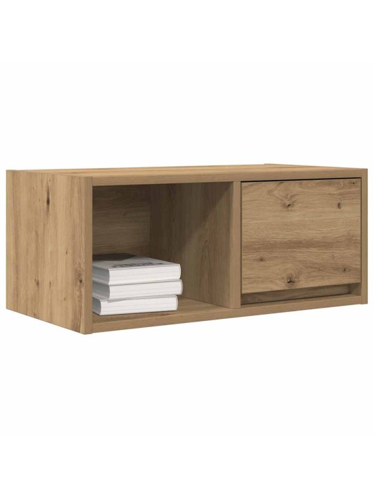 Tv-seinäkaapit 2 kpl artesaani tammi 60x31x25,5 cm tekninen puu