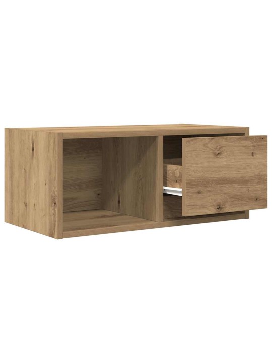 Tv-seinäkaapit 2 kpl artesaani tammi 60x31x25,5 cm tekninen puu
