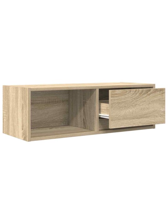 Tv-taso sonoma-tammi 80x31x25,5 cm tekninen puu