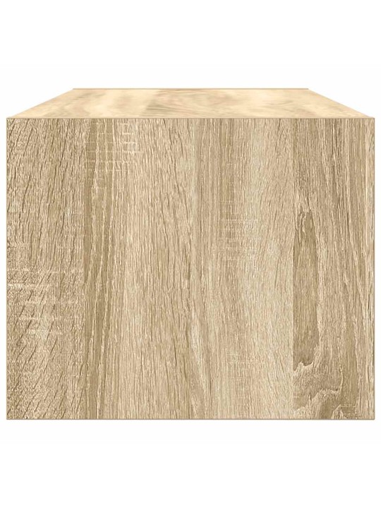 Tv-taso sonoma-tammi 80x31x25,5 cm tekninen puu