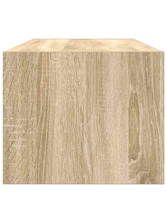 Tv-seinäkaapit 2 kpl sonoma-tammi 80x31x25,5 cm tekninen puu