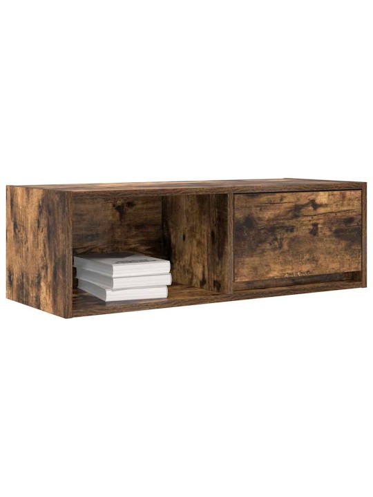 Tv-taso savutammi 80x31x25,5 cm tekninen puu