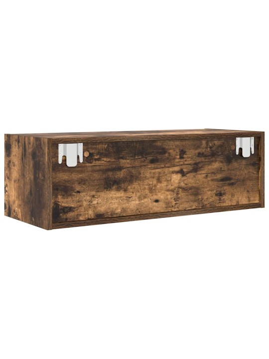 Tv-taso savutammi 80x31x25,5 cm tekninen puu