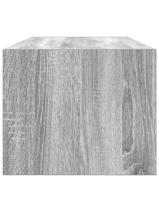Tv-seinäkaapit 2 kpl harmaa sonoma 80x31x25,5 cm tekninen puu