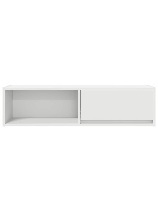 Tv kaappi valkoinen 100x31x25,5 cm engineered wood