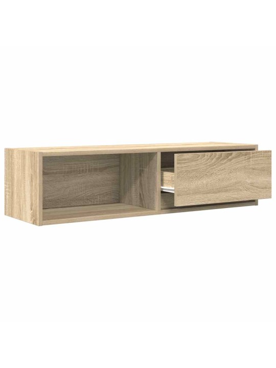 Tv-taso sonoma-tammi 100x31x25,5 cm tekninen puu