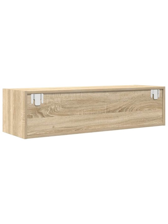 Tv-taso sonoma-tammi 100x31x25,5 cm tekninen puu