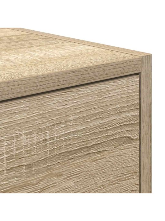 Tv-taso sonoma-tammi 100x31x25,5 cm tekninen puu