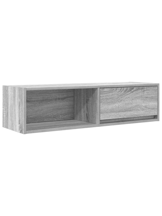 Tv-taso harmaa sonoma 100x31x25,5 cm tekninen puu