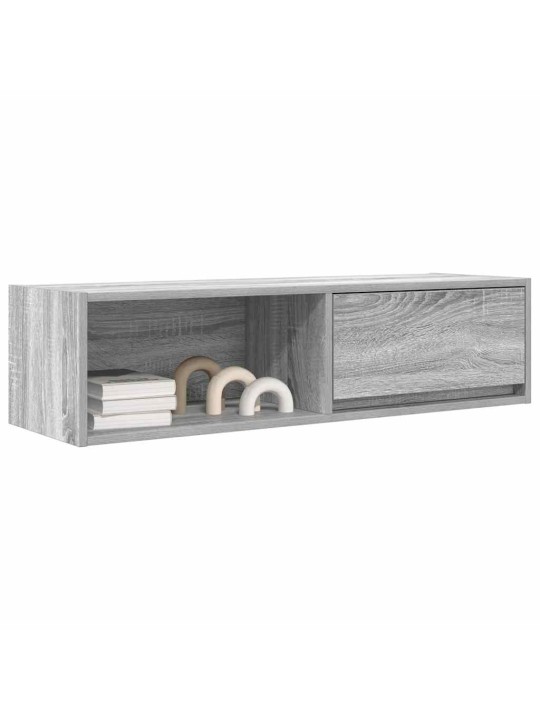 Tv-taso harmaa sonoma 100x31x25,5 cm tekninen puu