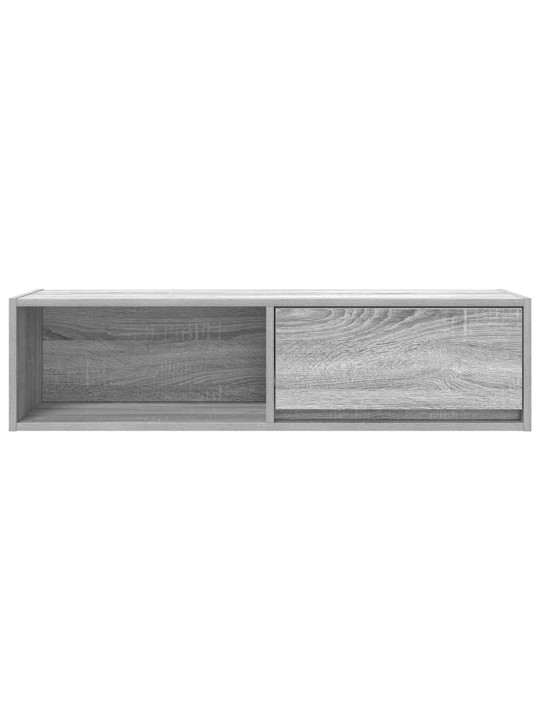 Tv-taso harmaa sonoma 100x31x25,5 cm tekninen puu