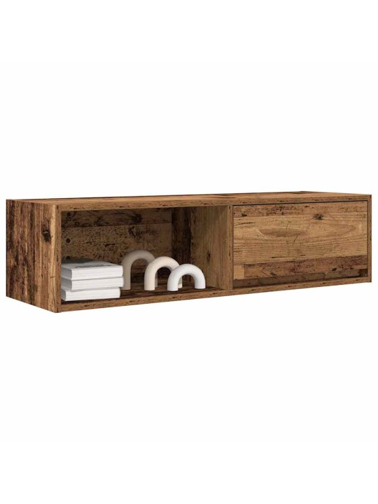 Tv-taso vanha puu 100x31x25,5 cm suunniteltu puu