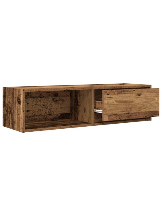 Tv-taso vanha puu 100x31x25,5 cm suunniteltu puu