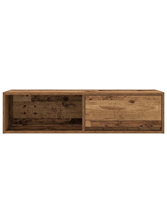 Tv kaapit 2 kpl vanha puu 100x31x25,5 cm suunniteltu puu