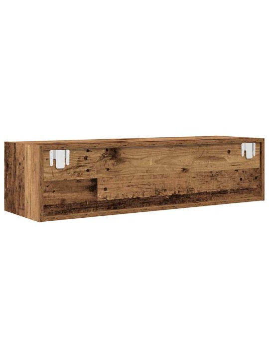 Tv kaapit 2 kpl vanha puu 100x31x25,5 cm suunniteltu puu