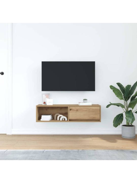 Tv-taso artesaani tammi 100x31x25,5 cm tekninen puu