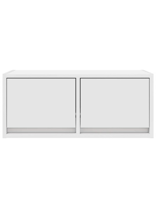 Tv-taso valkoinen 60x31x25,5 cm tekninen puu