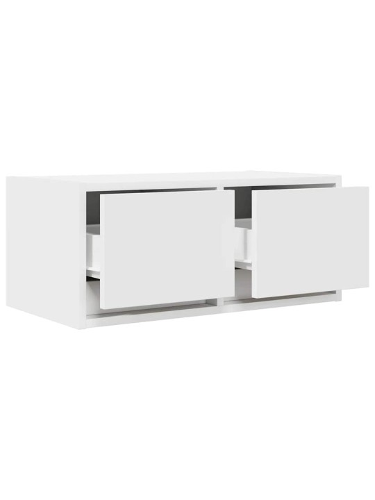 Tv-seinäkaapit 2 kpl valkoinen 60x31x25,5 cm tekninen puu