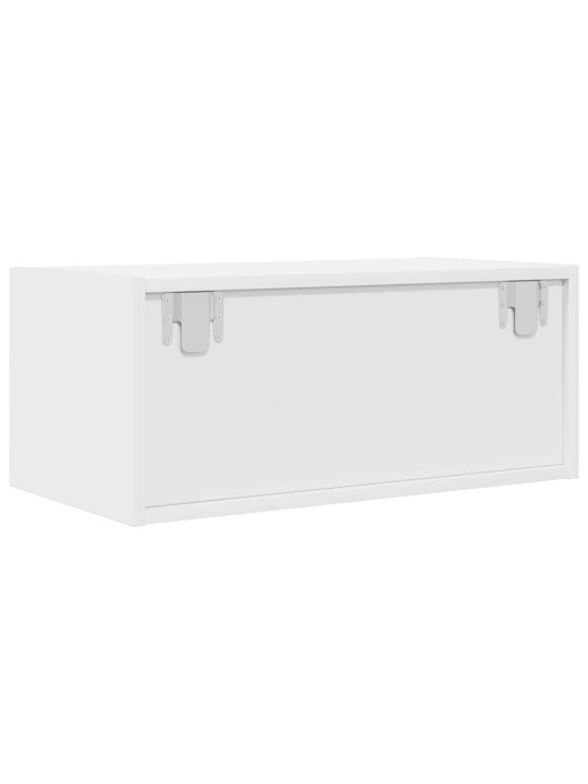 Tv-seinäkaapit 2 kpl valkoinen 60x31x25,5 cm tekninen puu