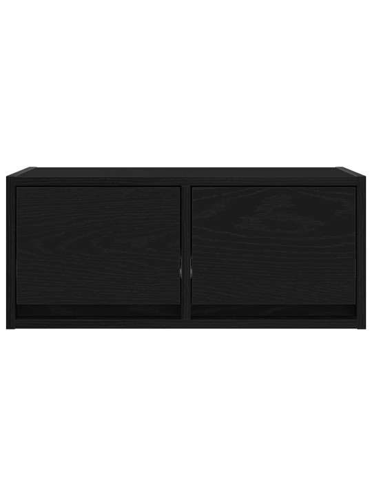 Tv-taso musta tammi 60x31x25,5 cm tekninen puu