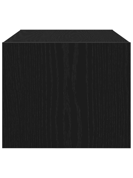 Tv-taso musta tammi 60x31x25,5 cm tekninen puu