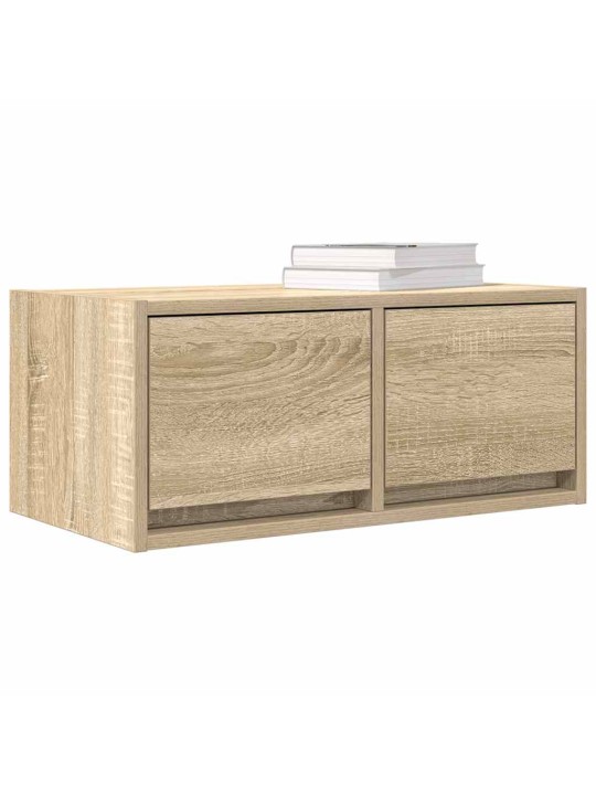 Tv-taso sonoma-tammi 60x31x25,5 cm tekninen puu
